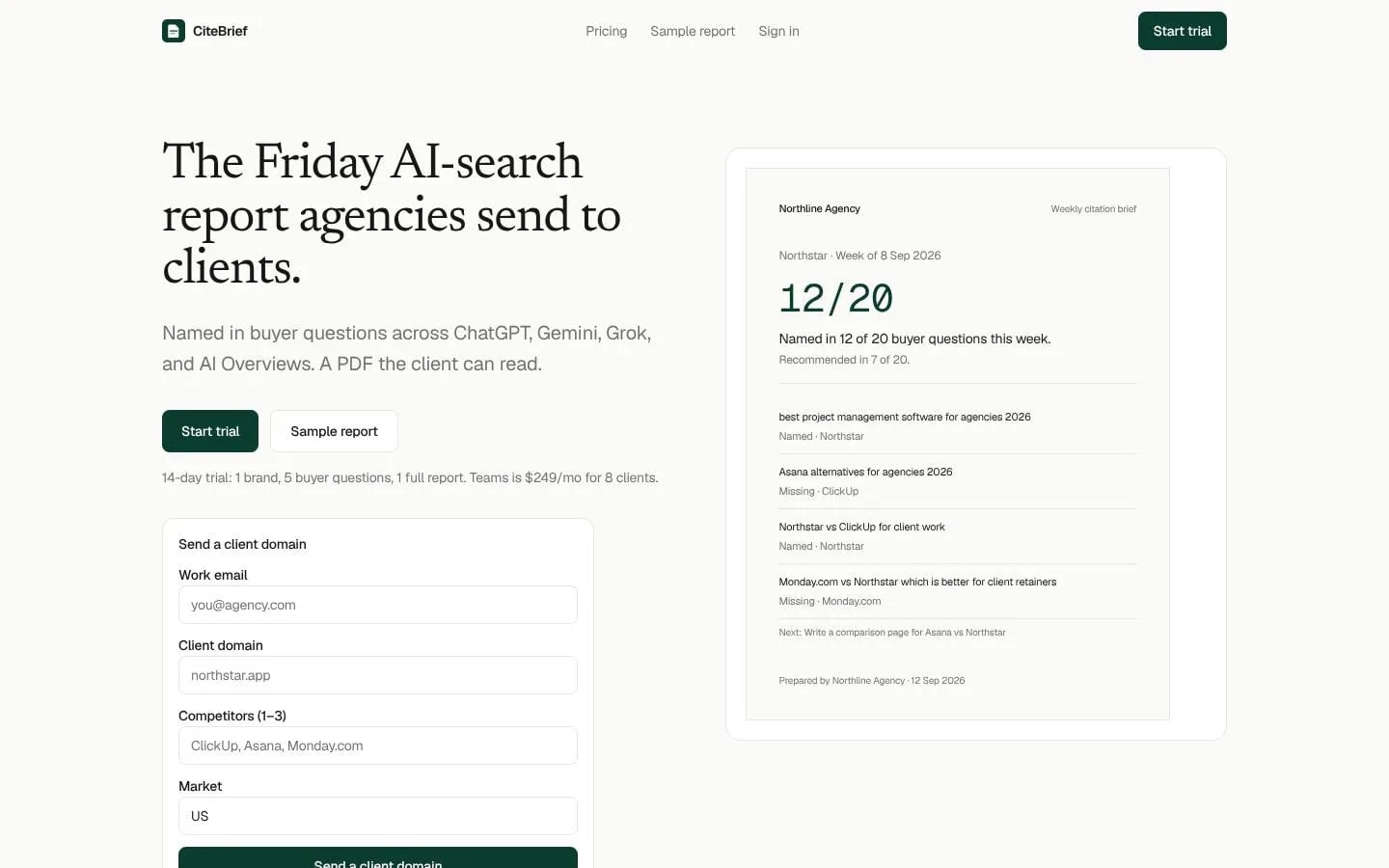 CiteBrief screenshot