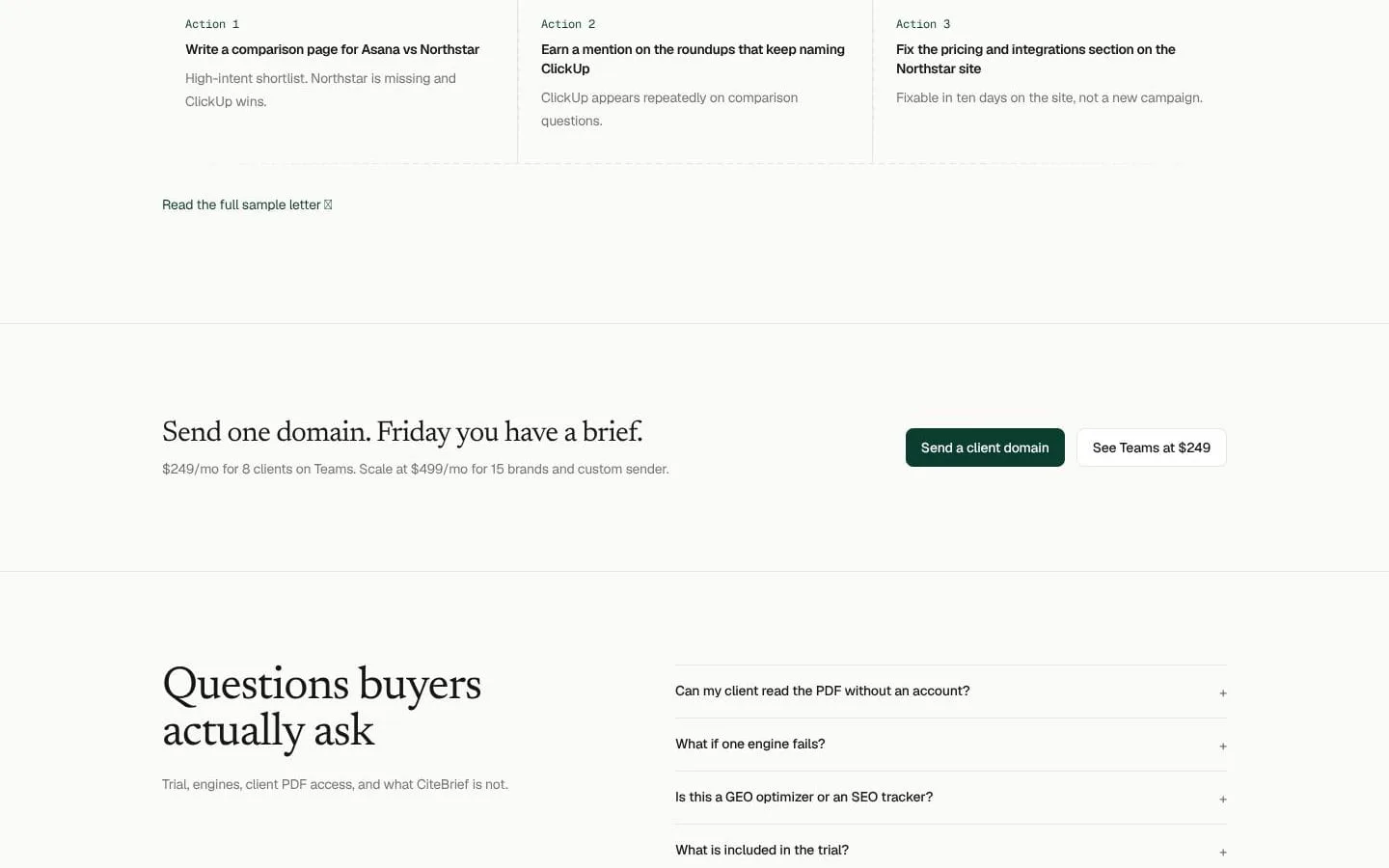 CiteBrief screenshot