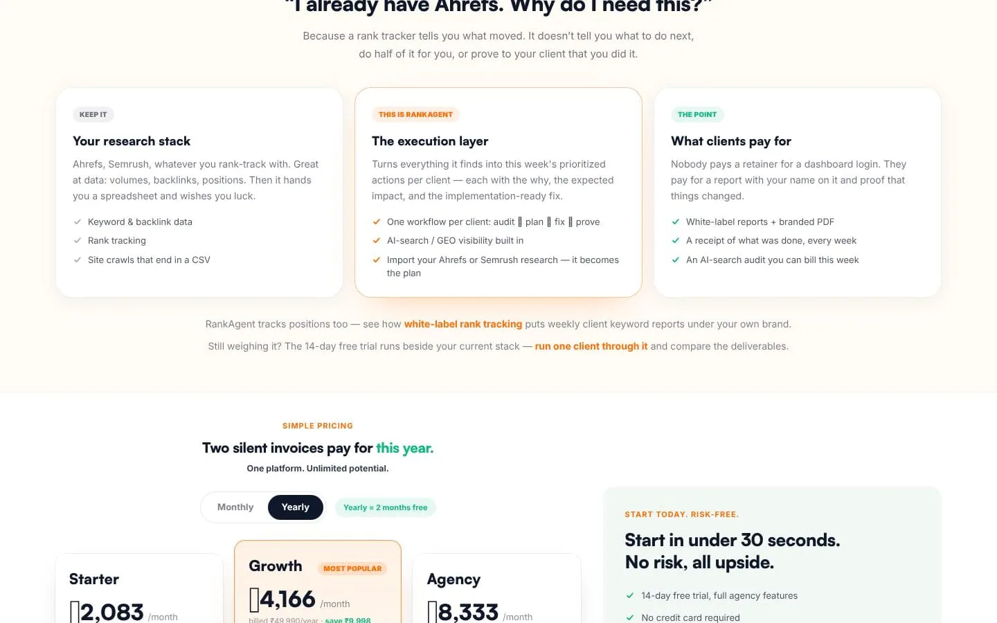RankAgent screenshot