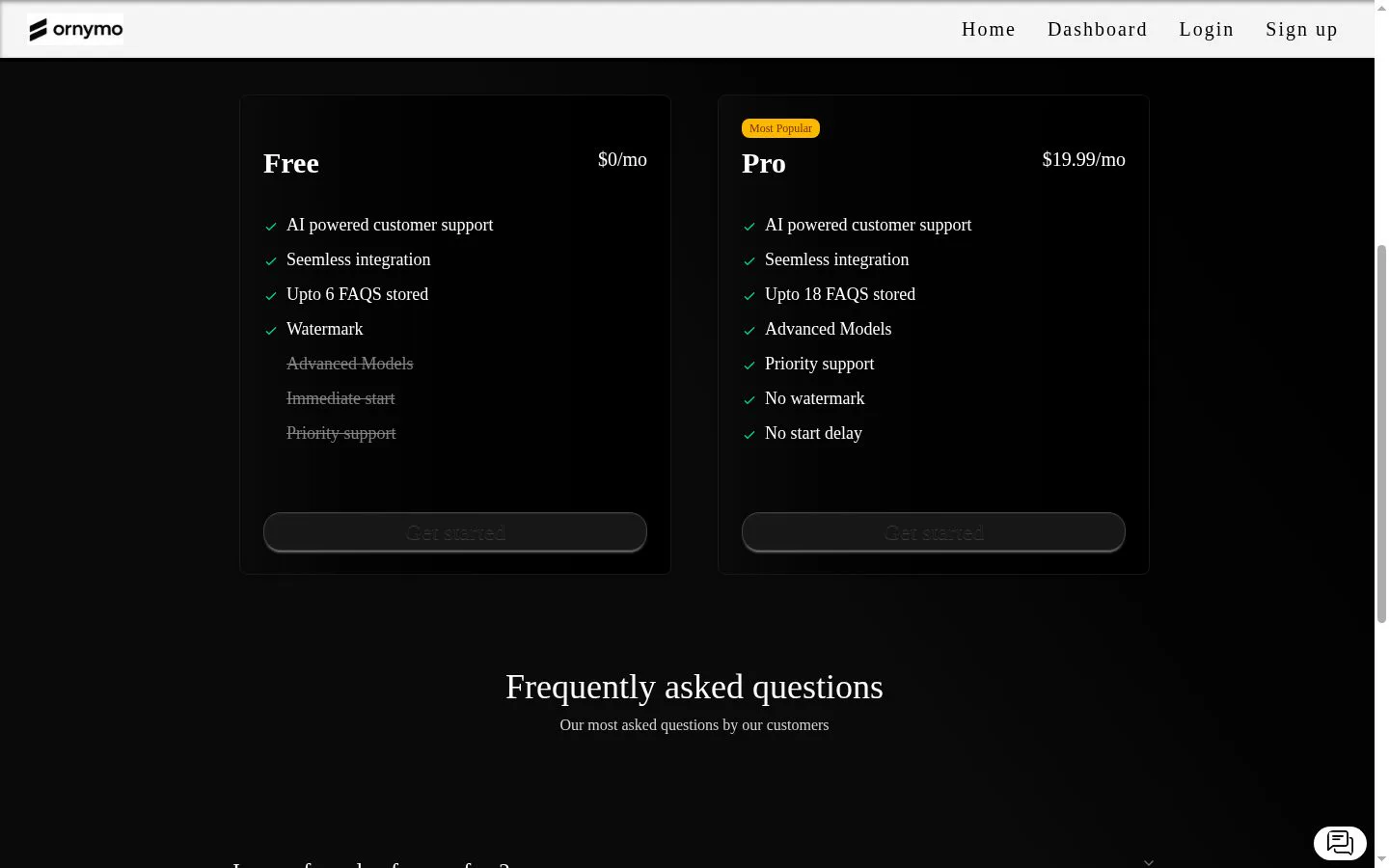 Ornymo screenshot