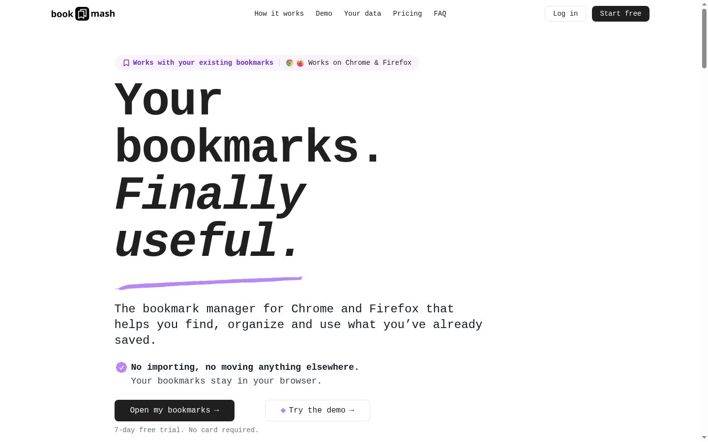 Bookmash screenshot