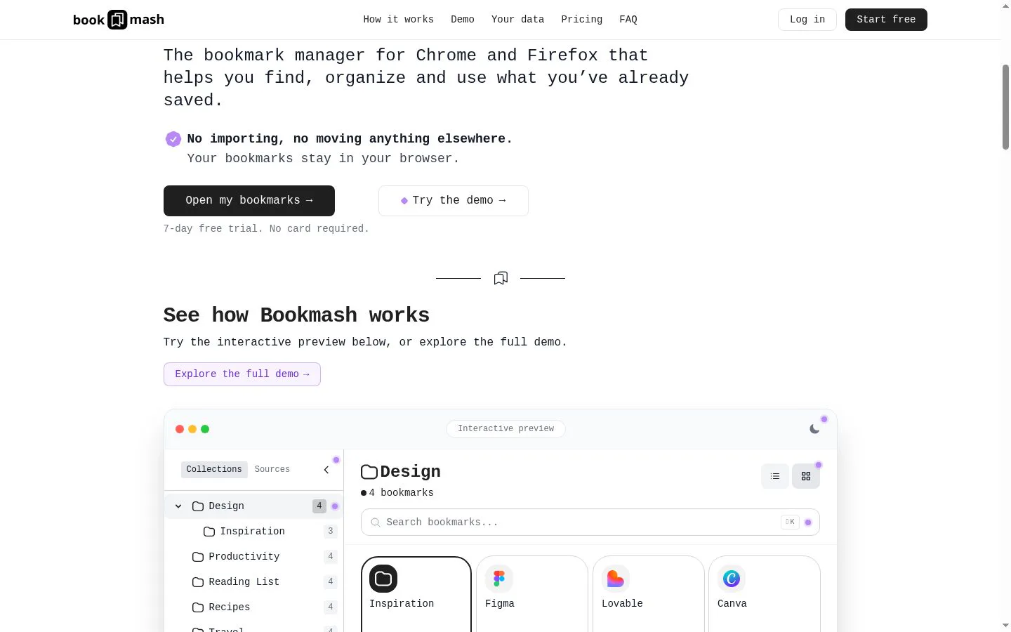 Bookmash screenshot