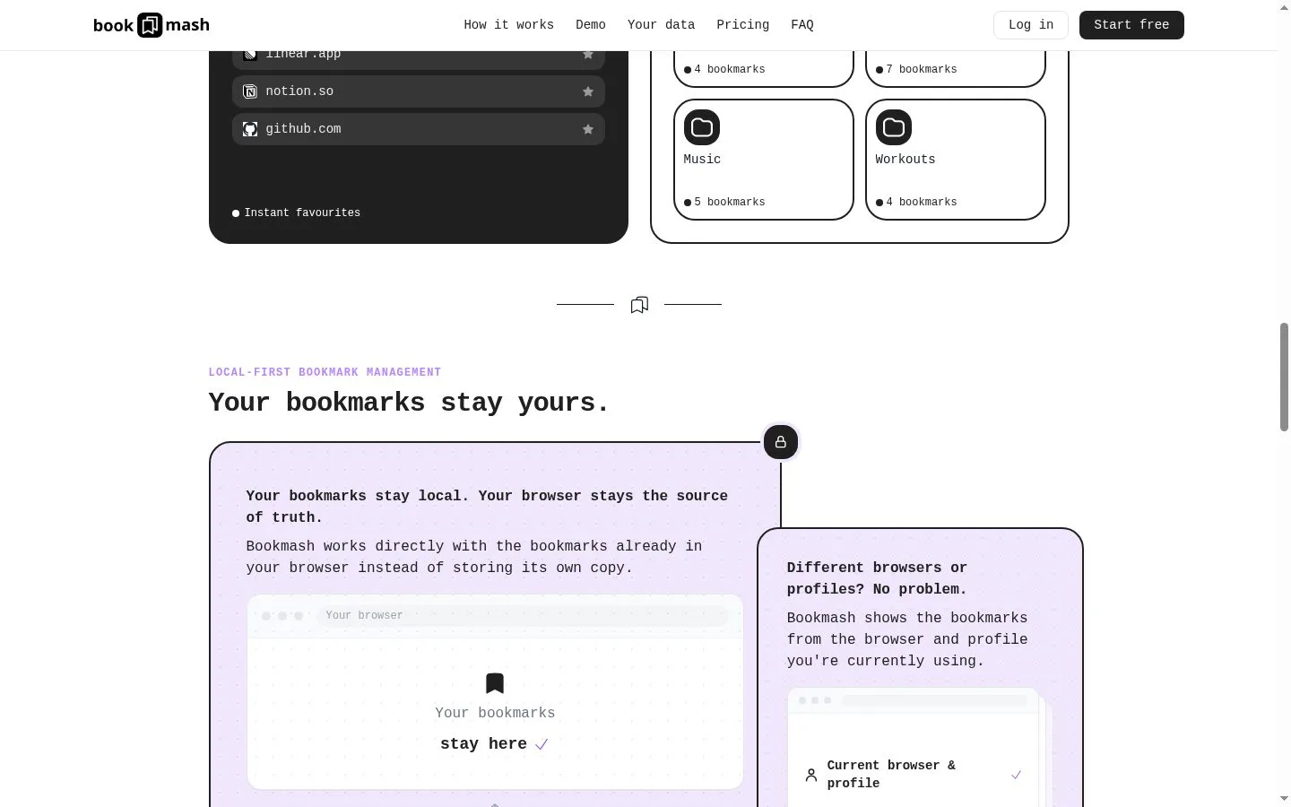 Bookmash screenshot