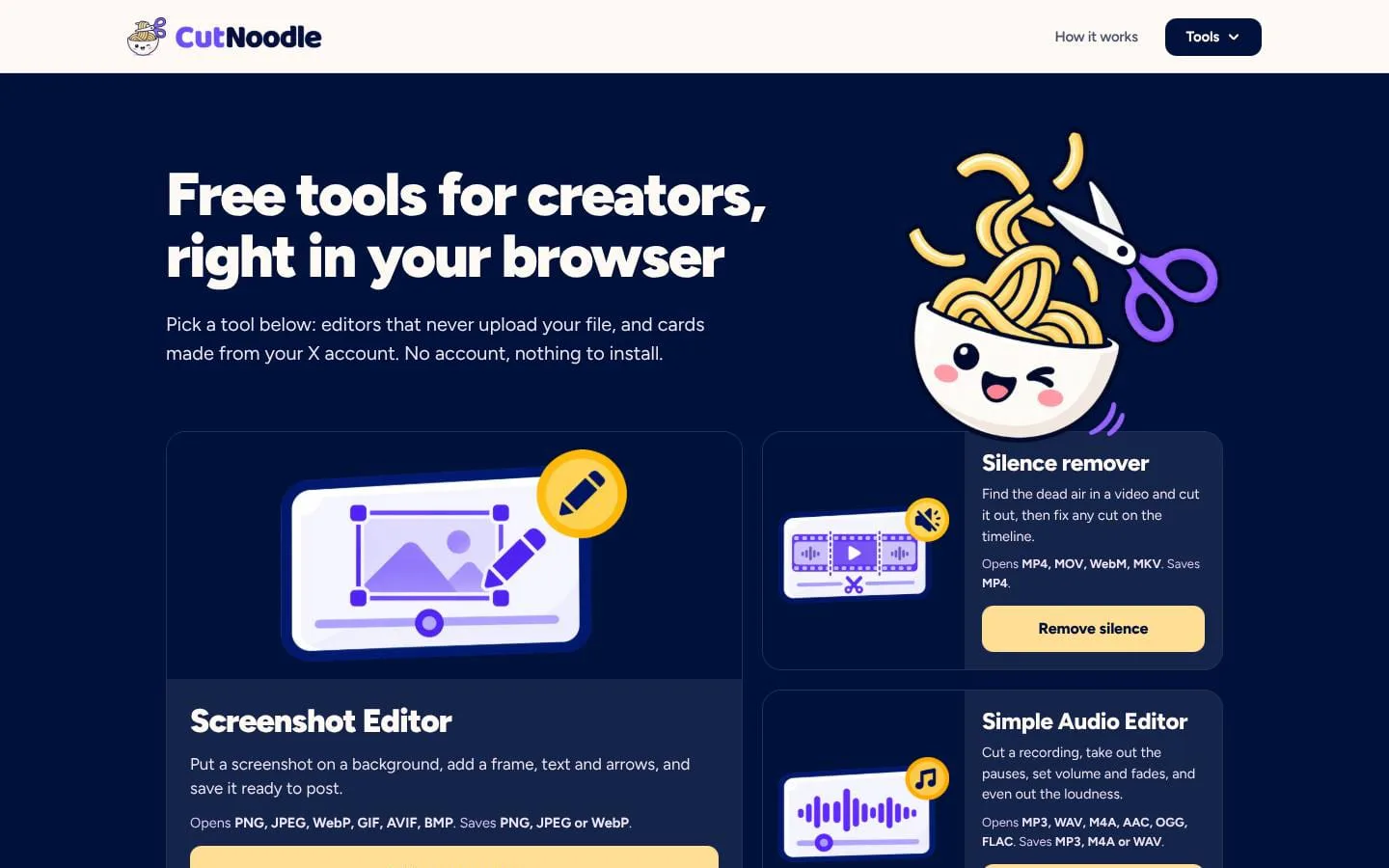 CutNoodle screenshot