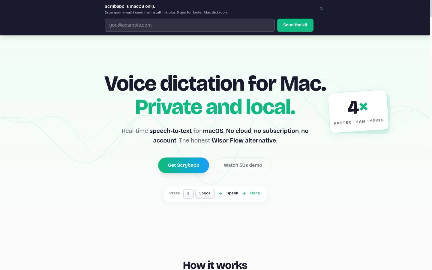 Scrybapp screenshot