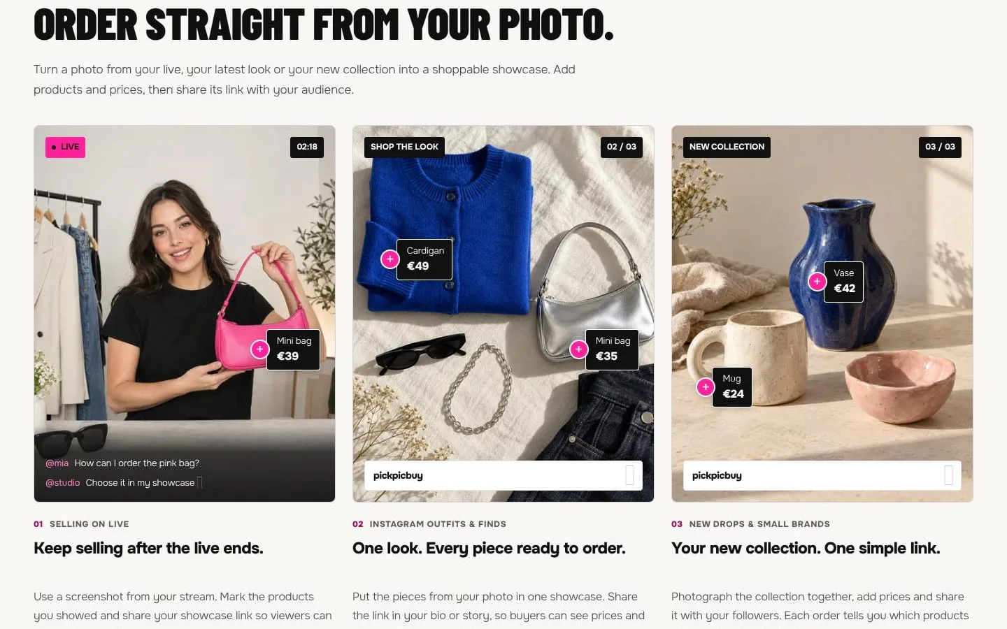 PickPicBuy screenshot