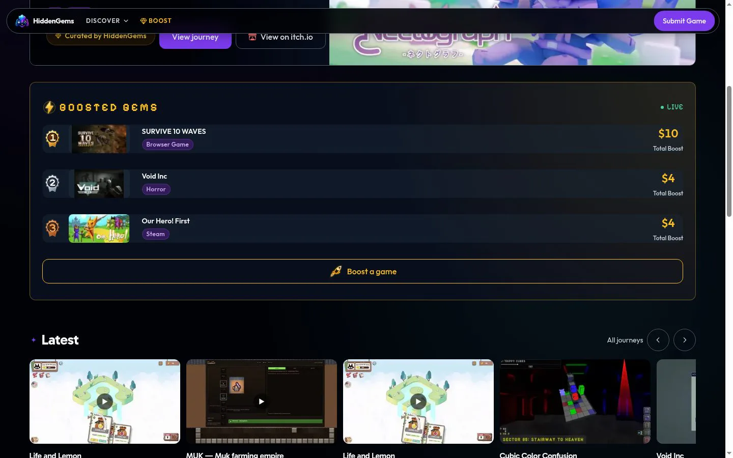HiddenGems screenshot