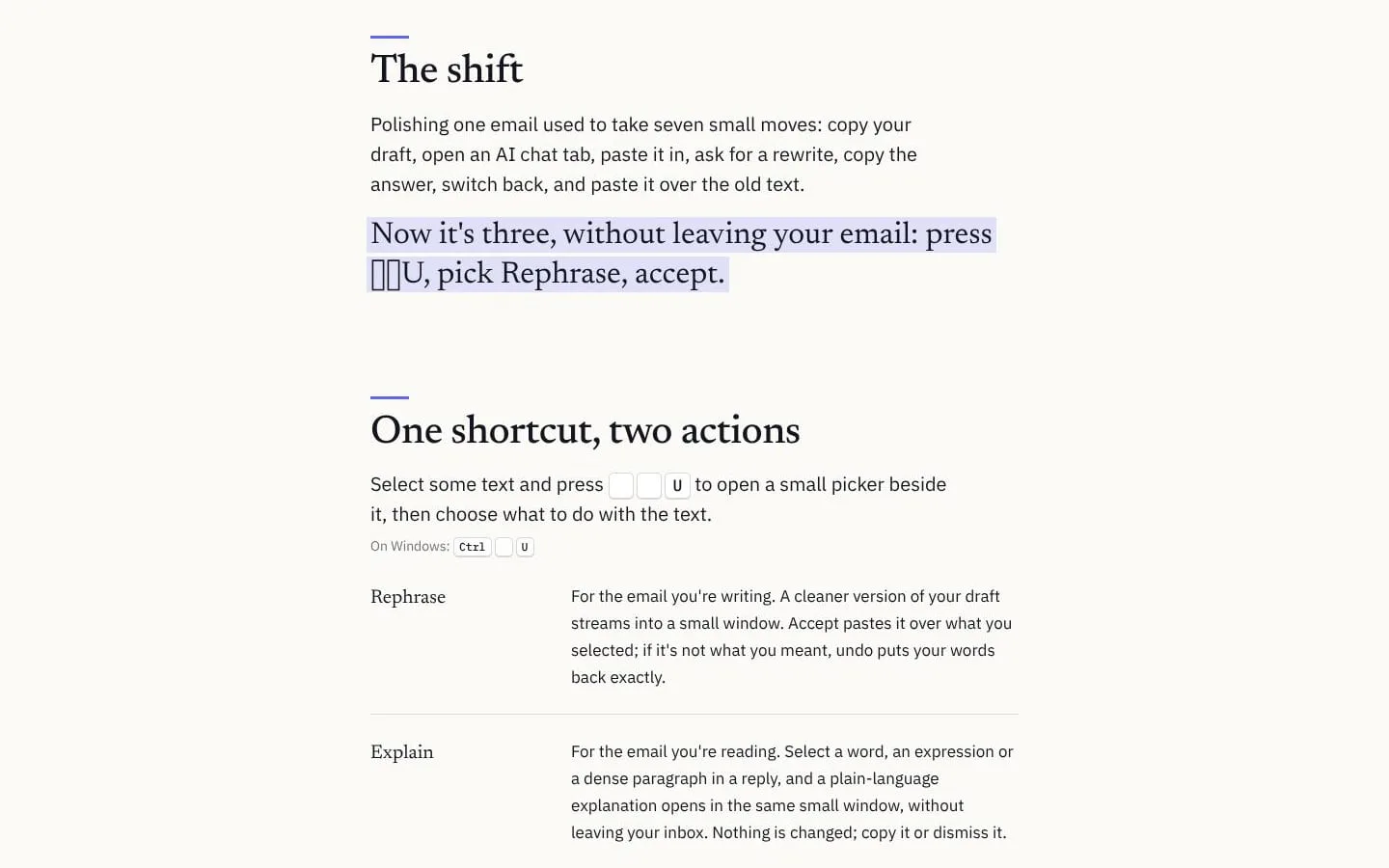 Tiny Writer AI screenshot