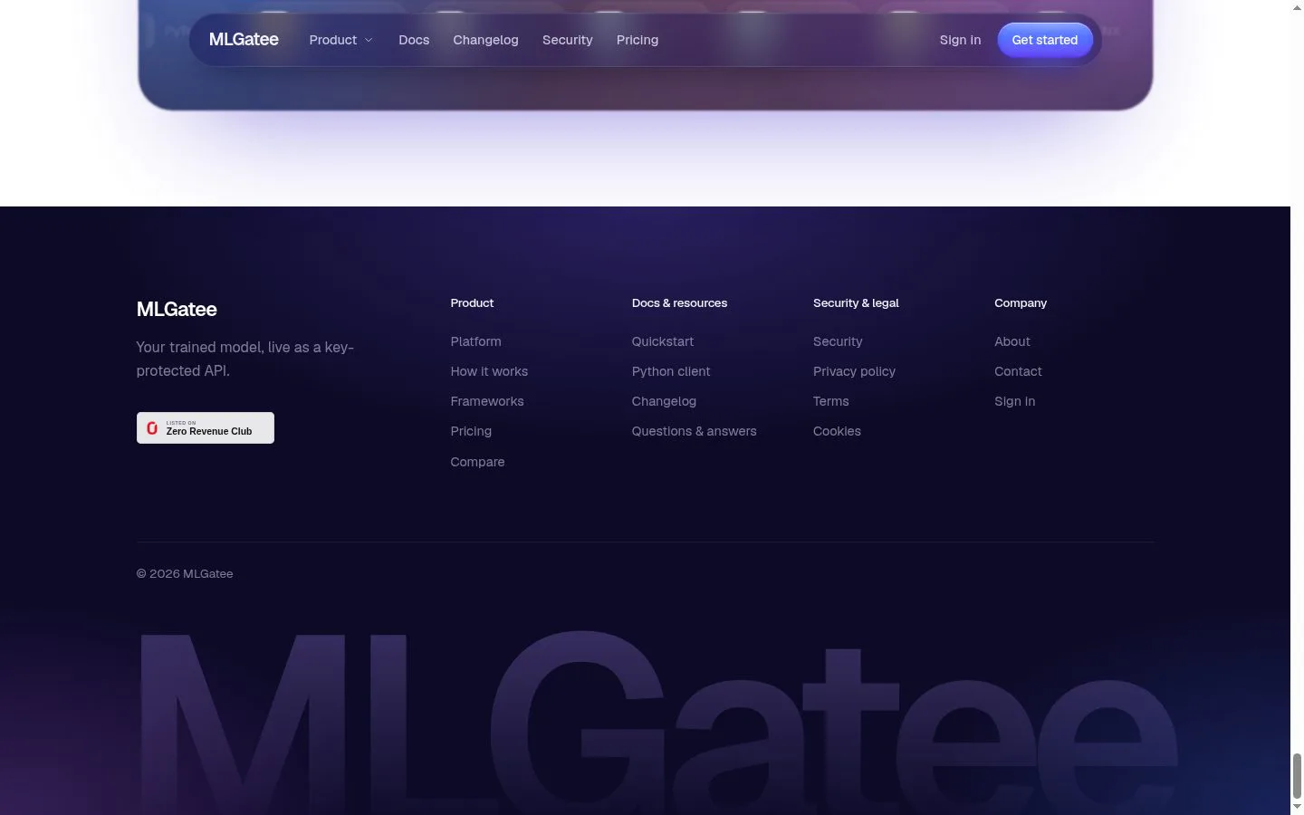 MLGatee screenshot
