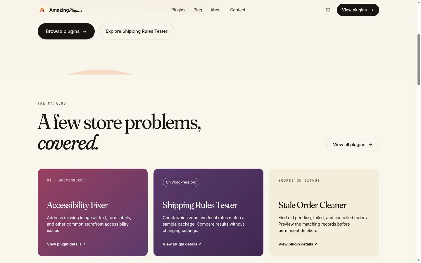 AmazingPlugins screenshot