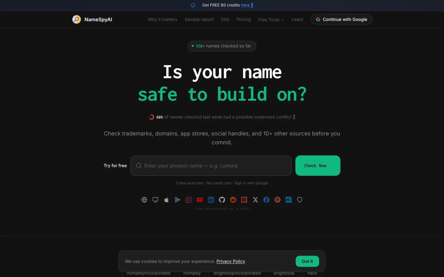 NameSpyAI screenshot