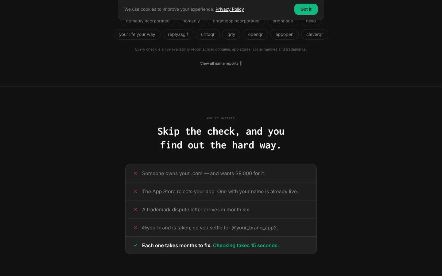 NameSpyAI screenshot