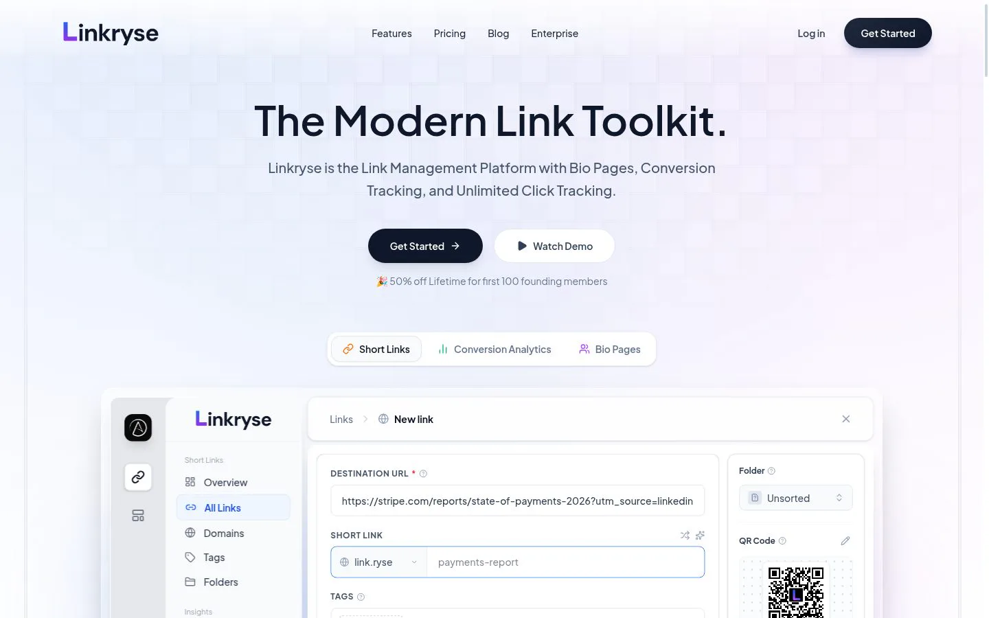 Linkryse screenshot