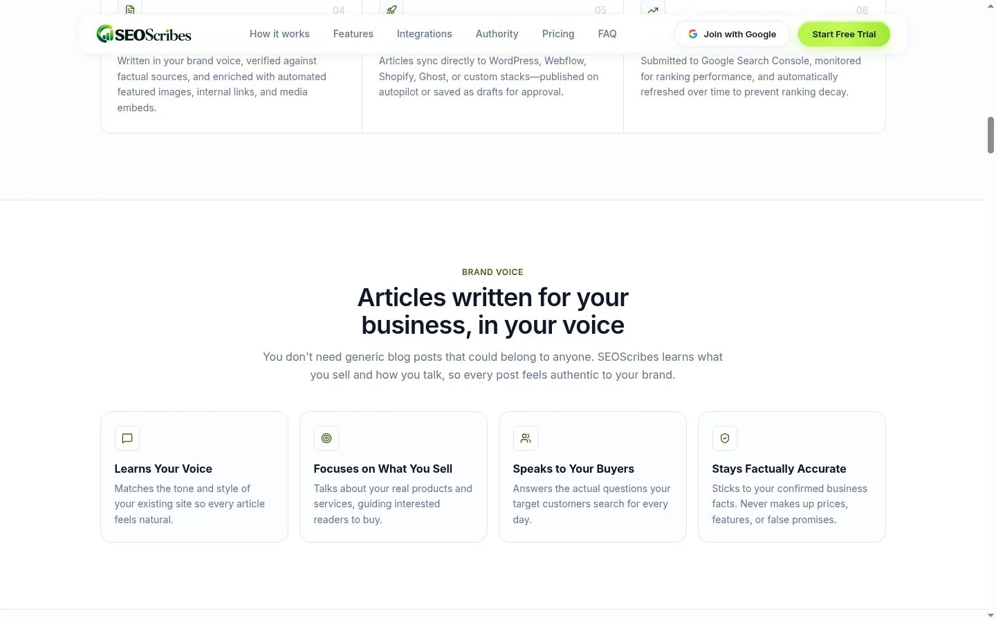 SEOScribes screenshot