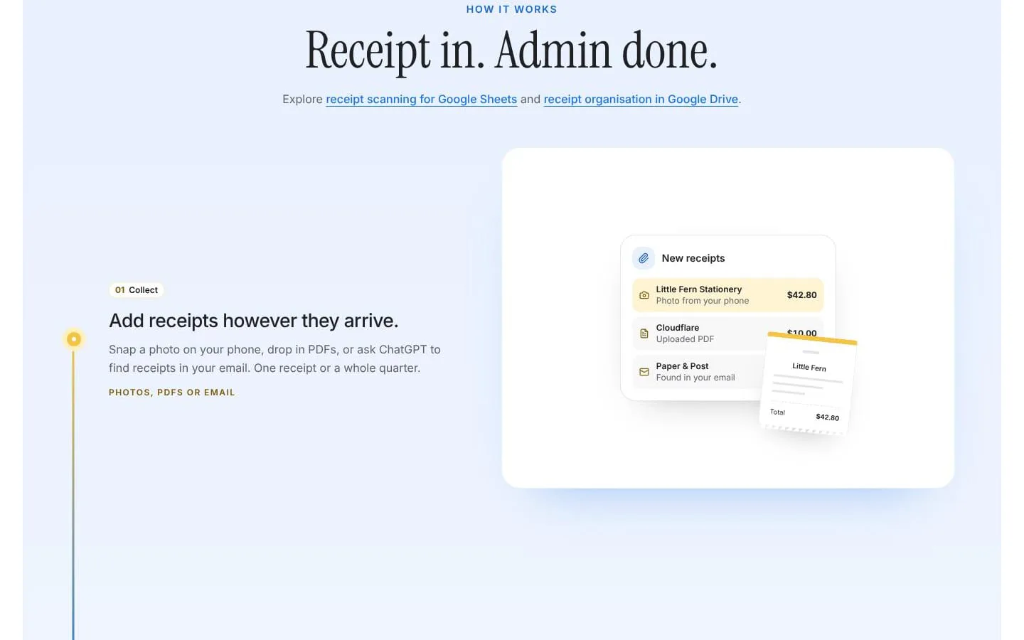 Gexpense screenshot