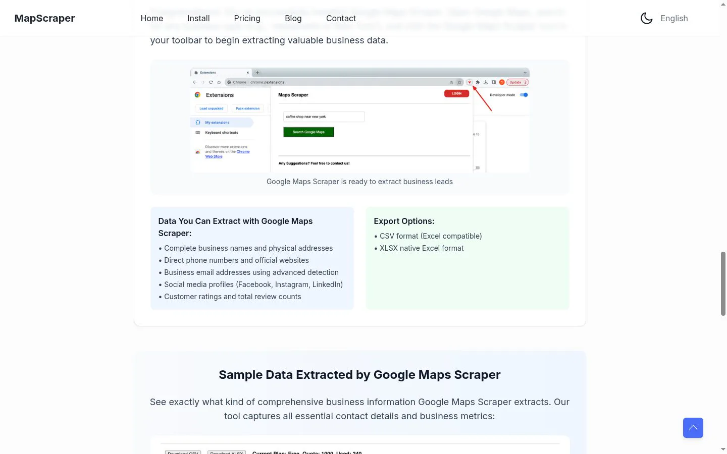 Google Maps Scraper screenshot