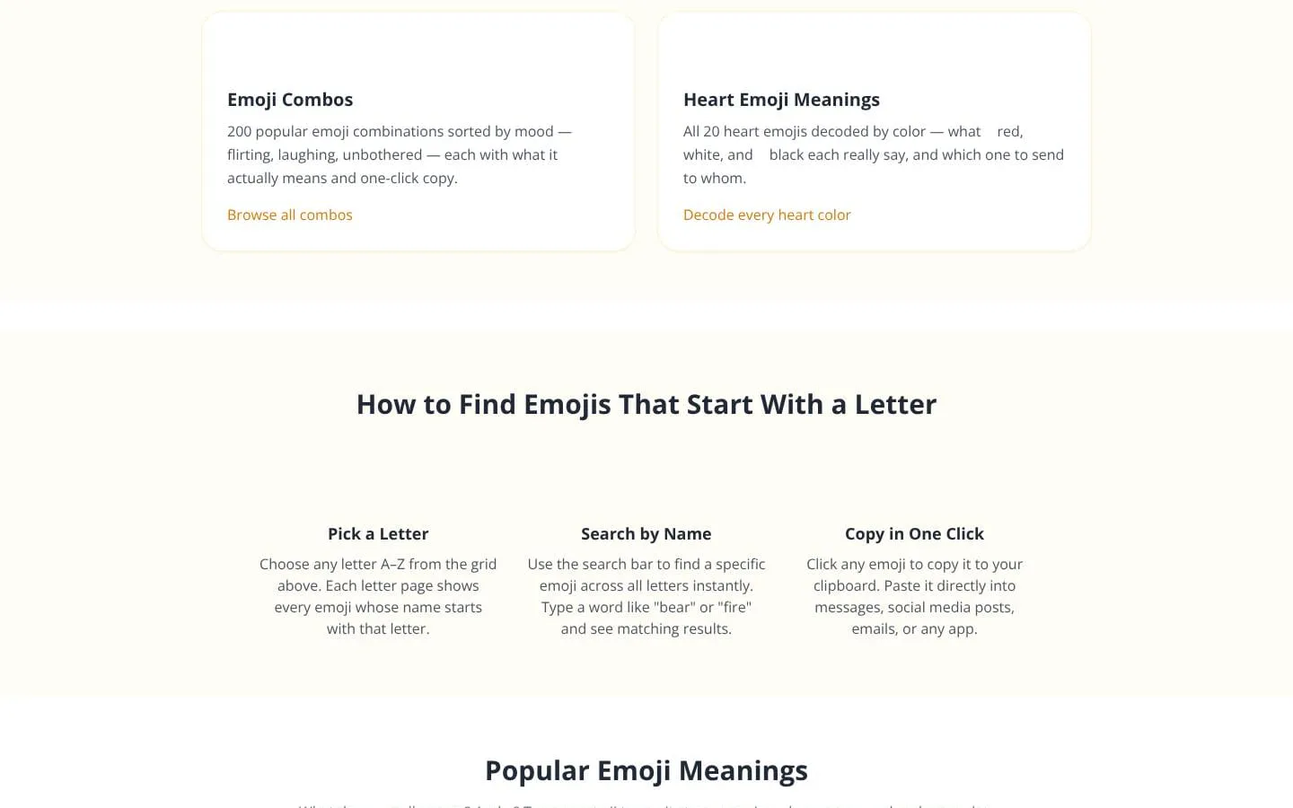 Emoji Start With a Letter screenshot