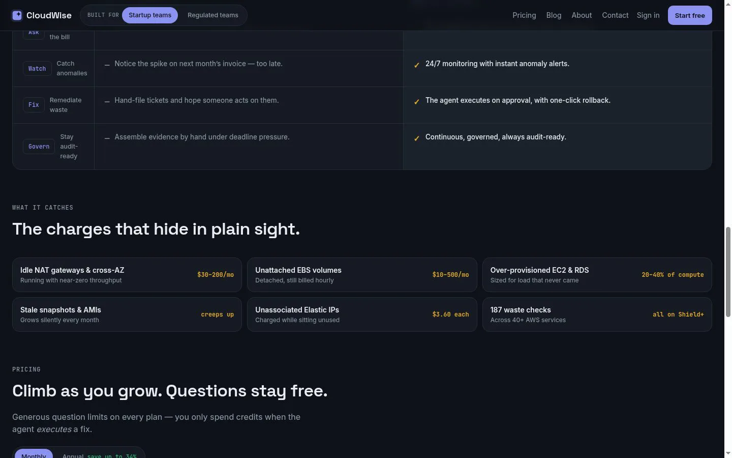 CloudWise screenshot